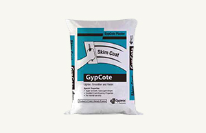 Gypcote based finishing plasters for skimming