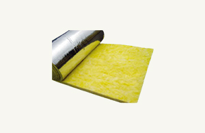 Glasswool blankets with foil